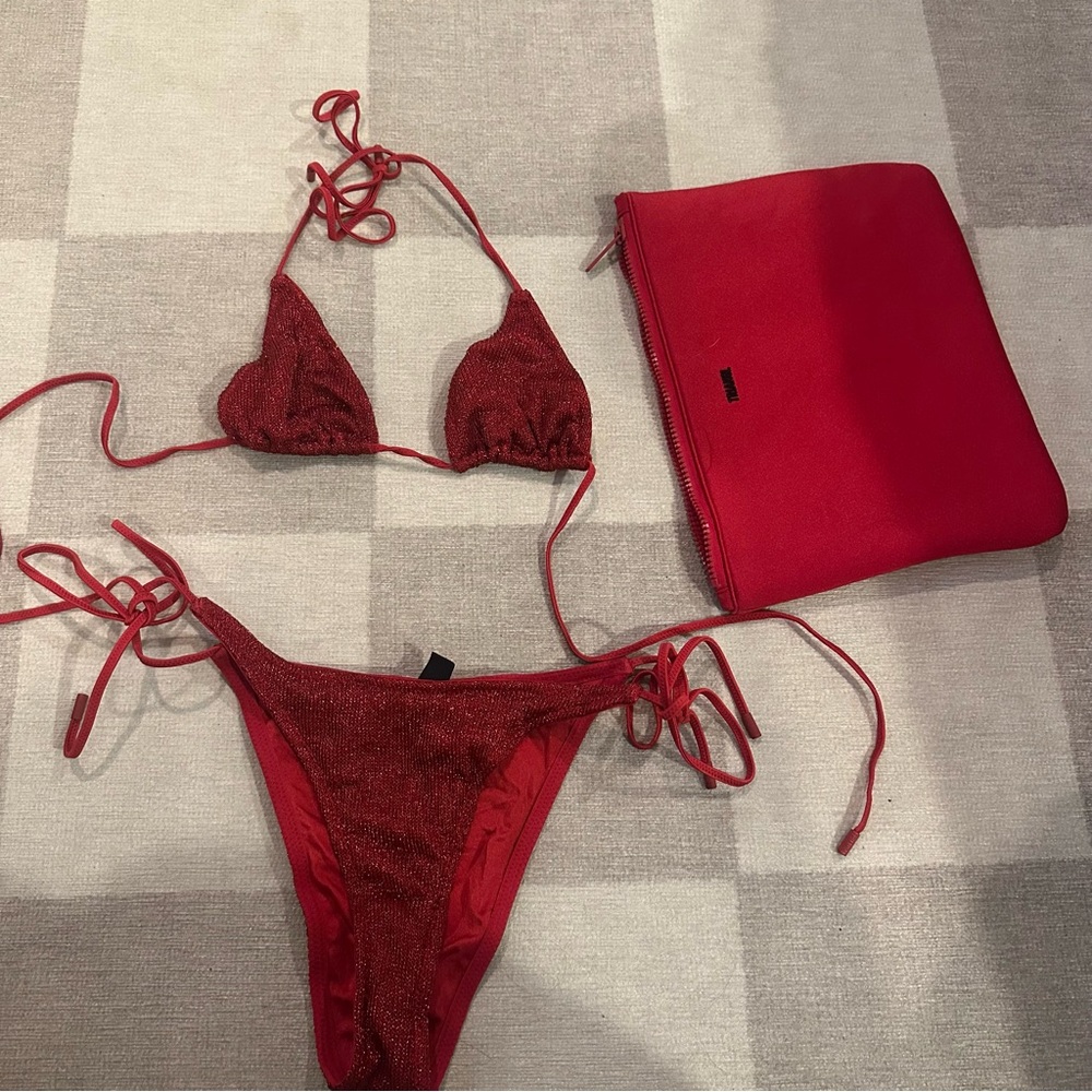 Triangl Swimwear Red Bikini